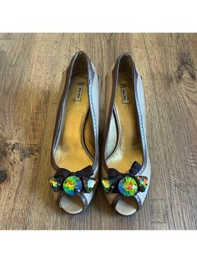 Miu Miu Crystal Heels